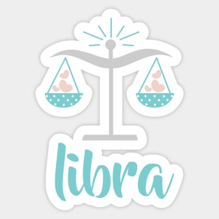 Libra Sep 23 - October 22 - Air sign - Zodiac symbols Sticker